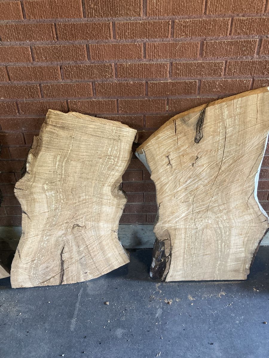 Dry Cherry Wood Slabs - 2 Pieces, 3"x12"x32" Each
