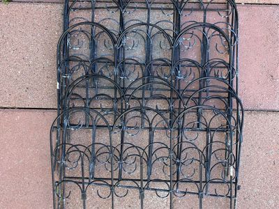 Set Of 9 Garden/Flower Bed Fence
