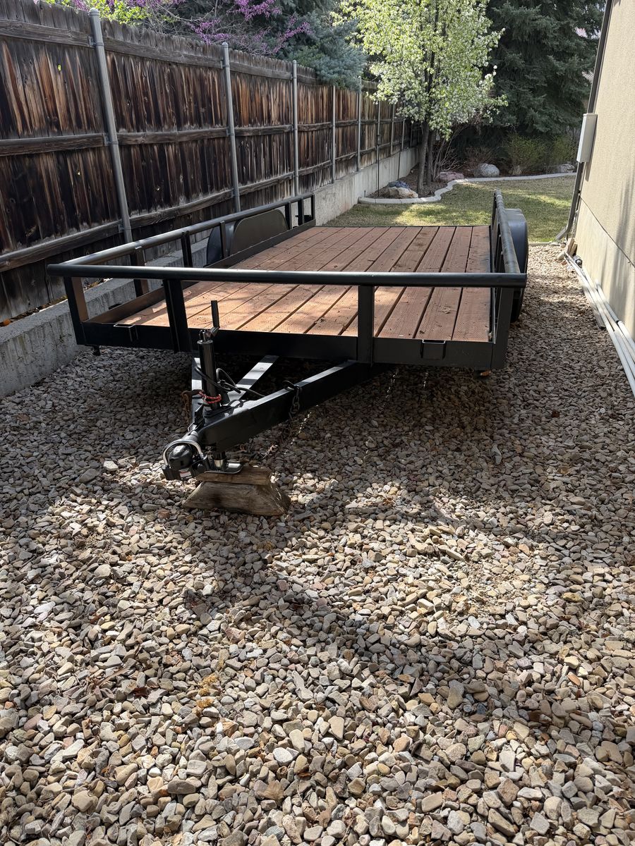 Double Axel Trailer With Upgrades