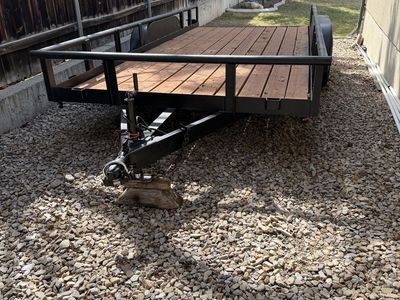 Double Axel Trailer With Upgrades