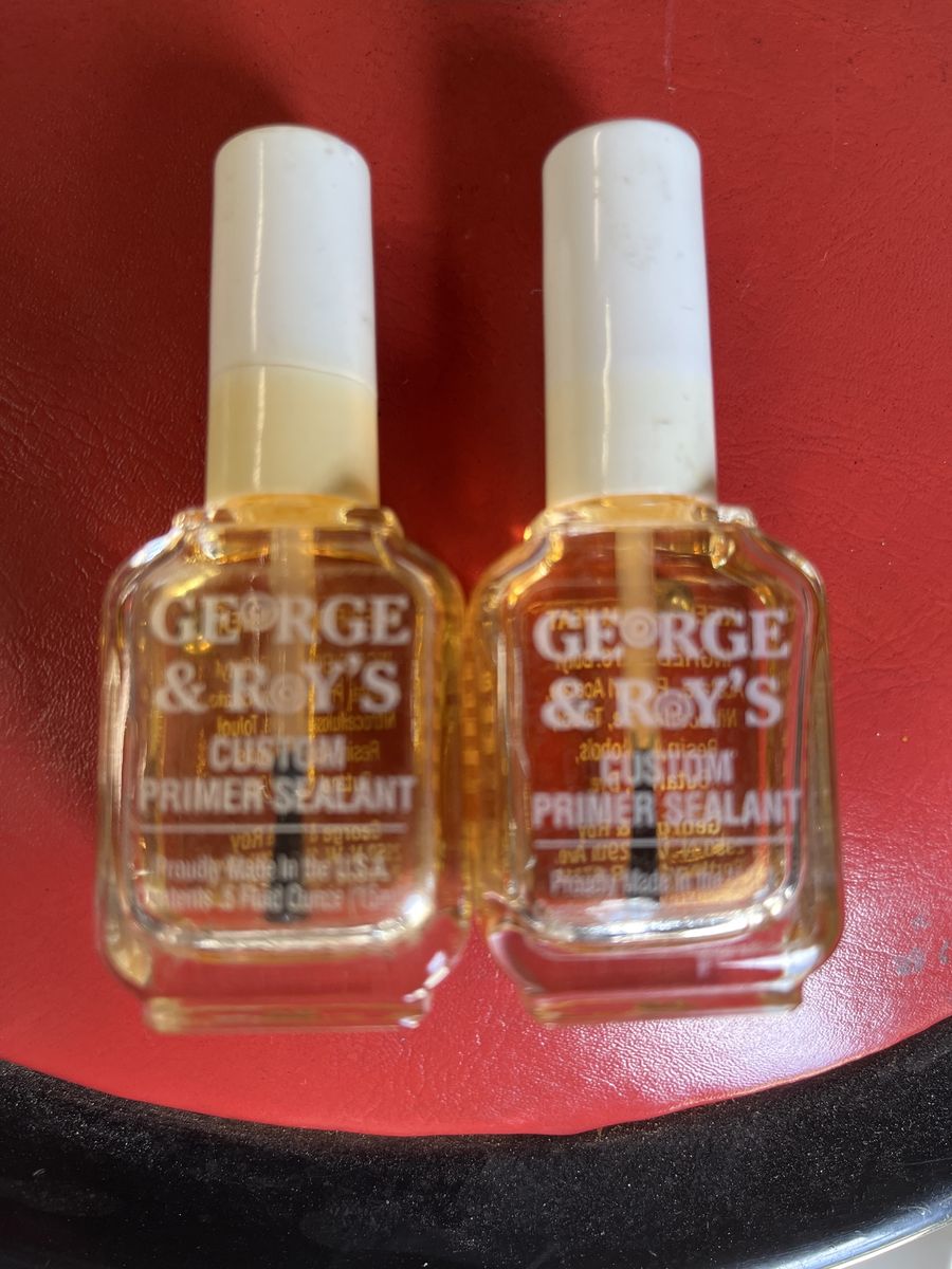 George & Roy's Custom Primer Sealant - 2 Bottles, .5 Fl Oz Each, Made in USA