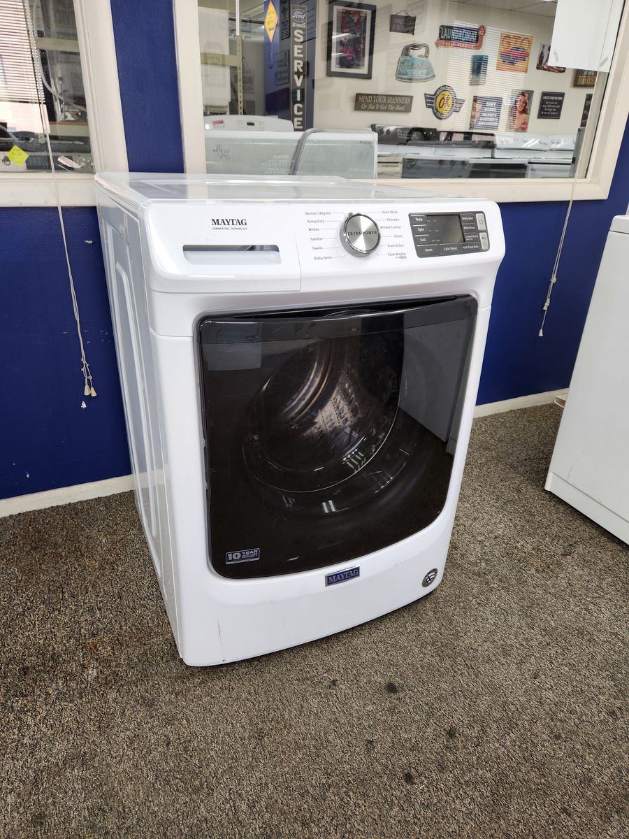 Maytag Front Load Washing Machine White Front-Load Washer