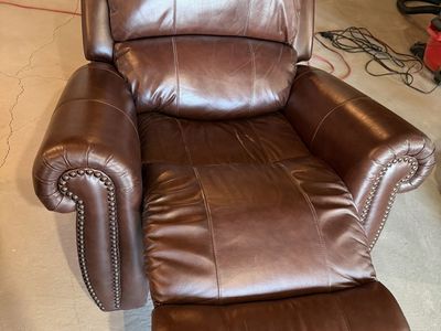 Beautiful leather recliner/rocking chair