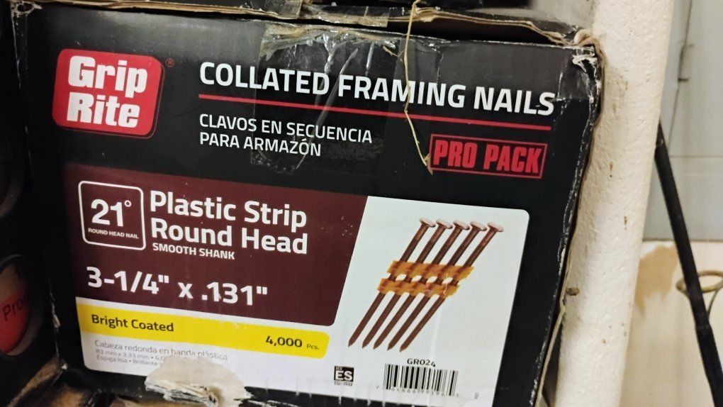 Grip Rite Collated Framing Nails 21 Degree 3-1/4 in. x .131 in. Pro Pack 4000 Ct