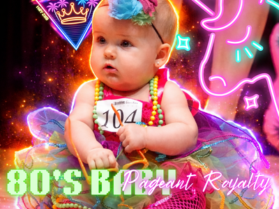 Back To The 80’s Kids Pageant – Provo | May 2 | All Natural (No Makeup)