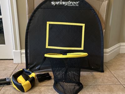Flexrhoop Trampoline Basketball Hoop