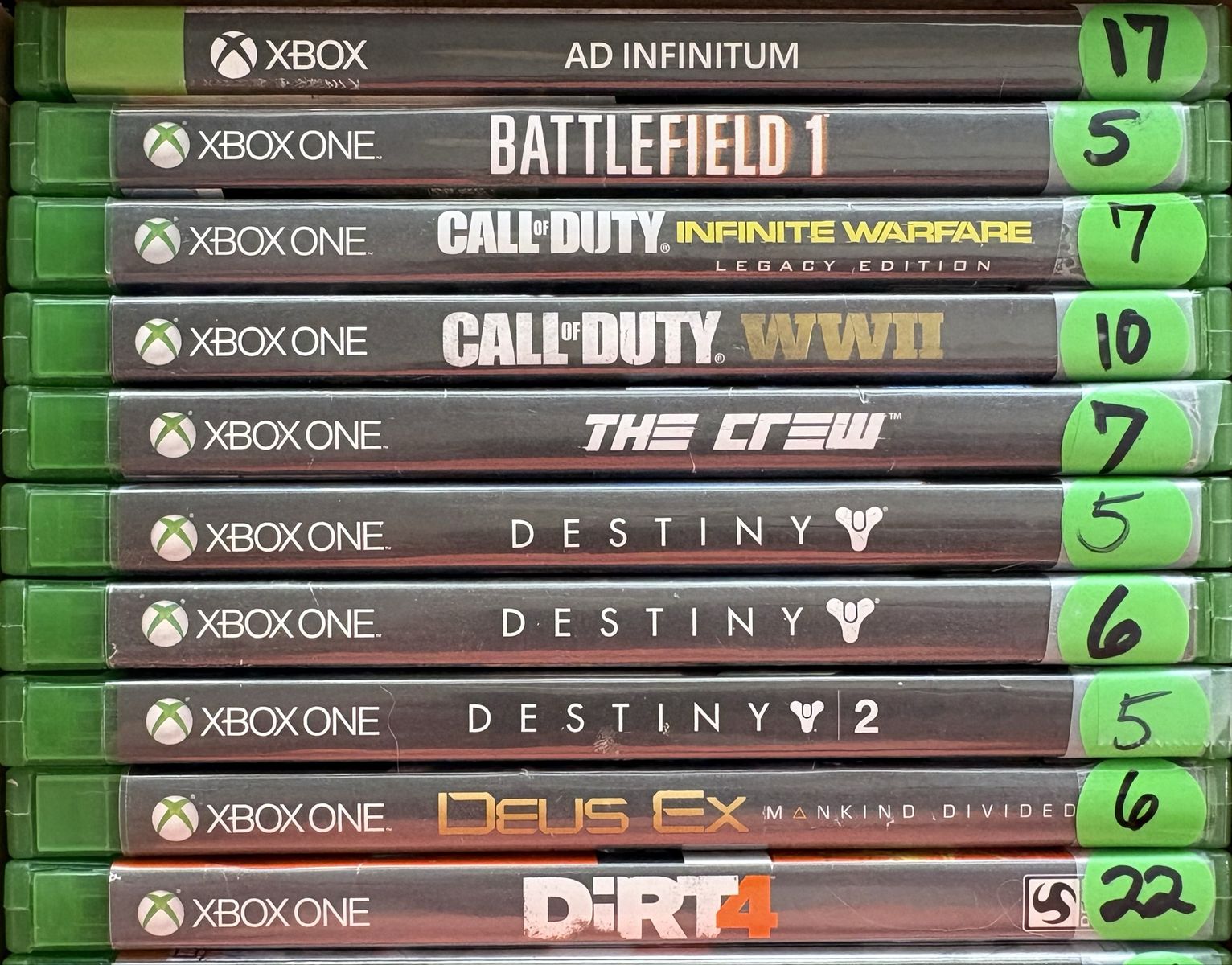 Xbox One Games Starting At $3