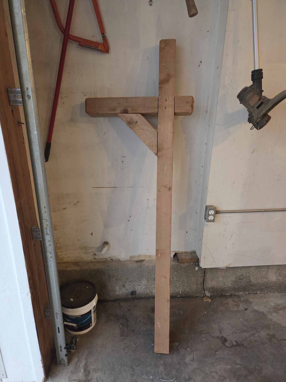 New Cedar Mailbox Post