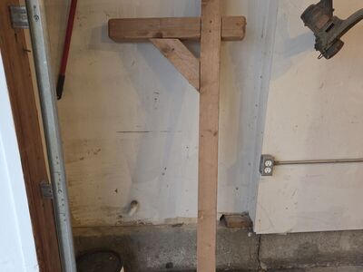 New Cedar Mailbox Post