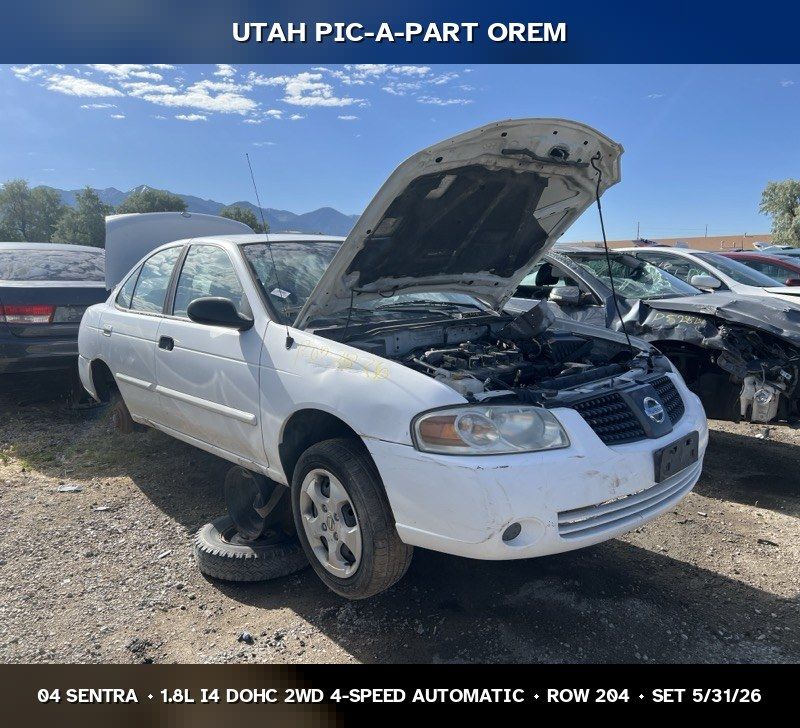 2004 Nissan Sentra Parts - UTPAP Orem