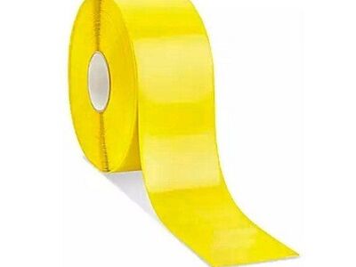 MIGHTY LINE DELUXE SAFETY TAPE - 4"x100' YELLOW