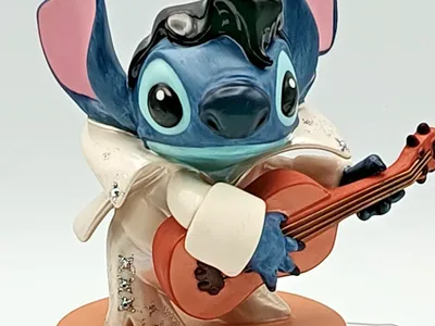 Long Live the King~Stitch Elvis Figure Walt Disney Classic Collection~Lilo 626