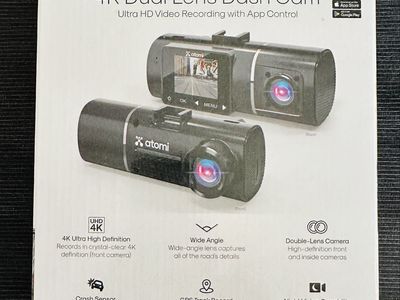 Aromi 4K Dual Lens Dash Cam