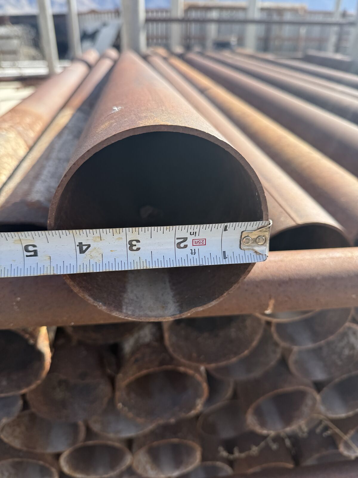 8' Round Steel Posts