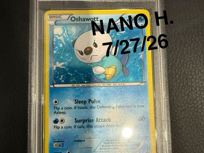 2011 POKEMON BLACK & WHITE PROMO OSHAWOTT-HOLO BW08
