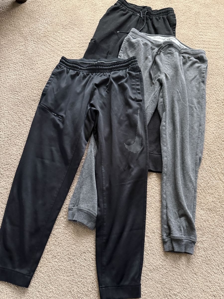 3 Pairs of Pants Nike Joggers Sweats Sz L