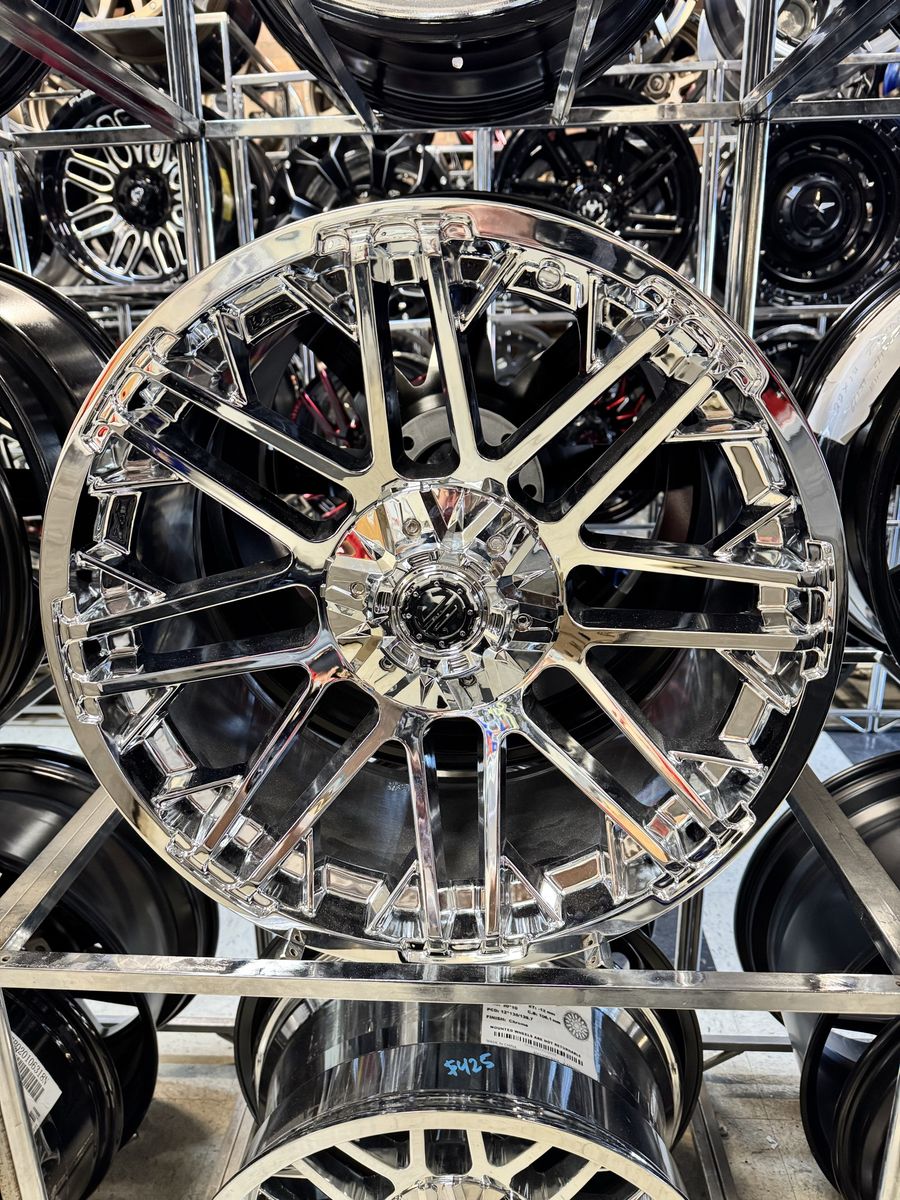 Dc-Xtreme model nx27 Chrome 20x10. Brand new set of 4 wheels.