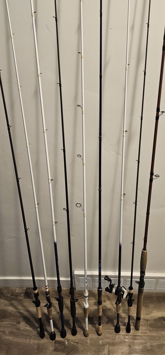 Shimano, St Croix, Duckett, and Fenwick Rods
