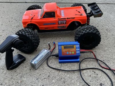 Arrma Big Rock 6S Based Basher 1:8 Scale 4X4 Battery+Charger Included RTR
