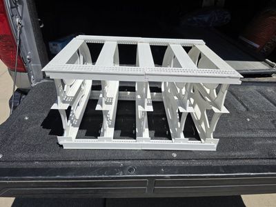 Shelf Reliance White Plastic Storage Rack System