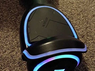 Jetson Hoverboard with LED Lights - Black Self-Balancing Scooter