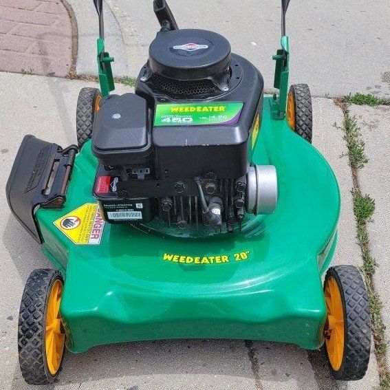 *Never Been Used* Weed Eater push lawn mower side