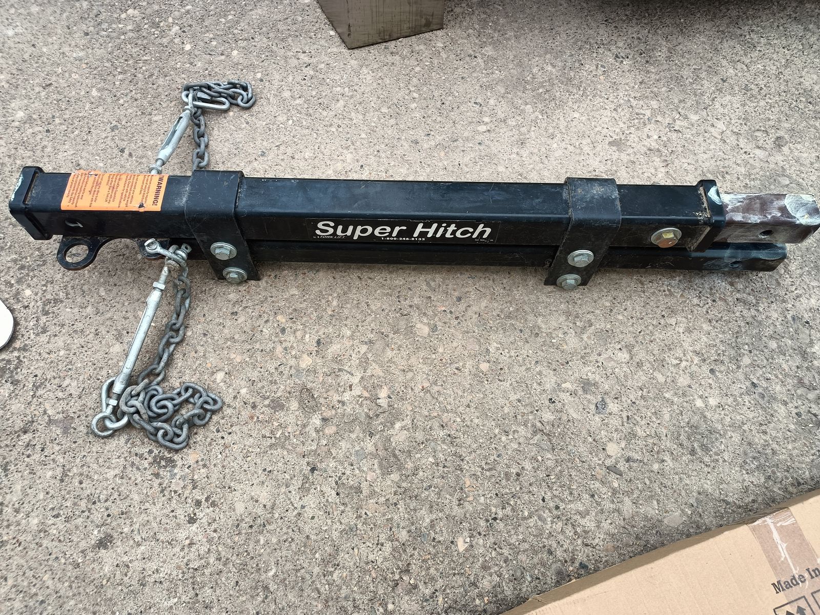 36 inch super hitch extended trailer hitch.