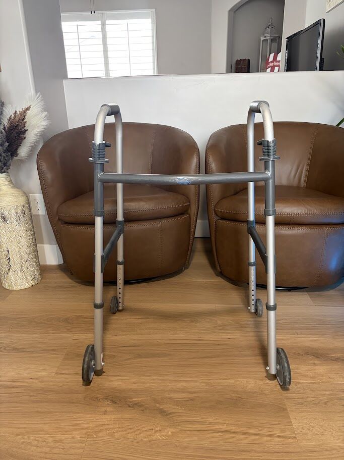 Invacare I-Class Adult Paddle Walker 5" and 3" Wheels