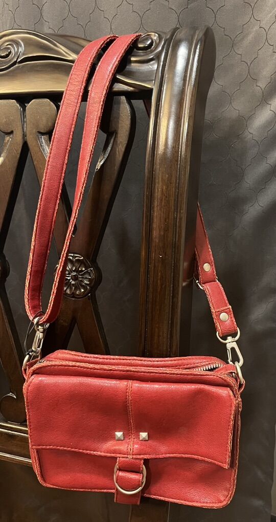 Tokyobay Red Leather crossbody Bag