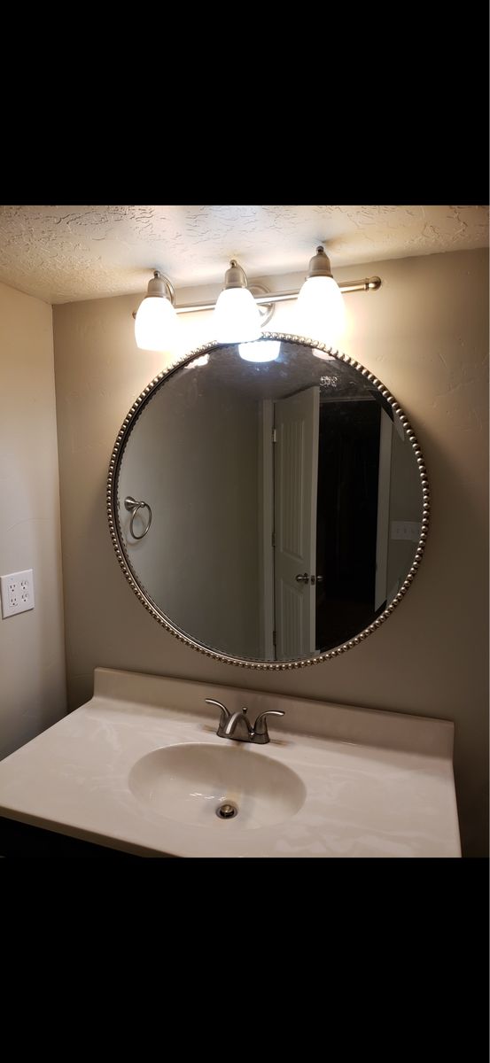 Oversized Round Mirror