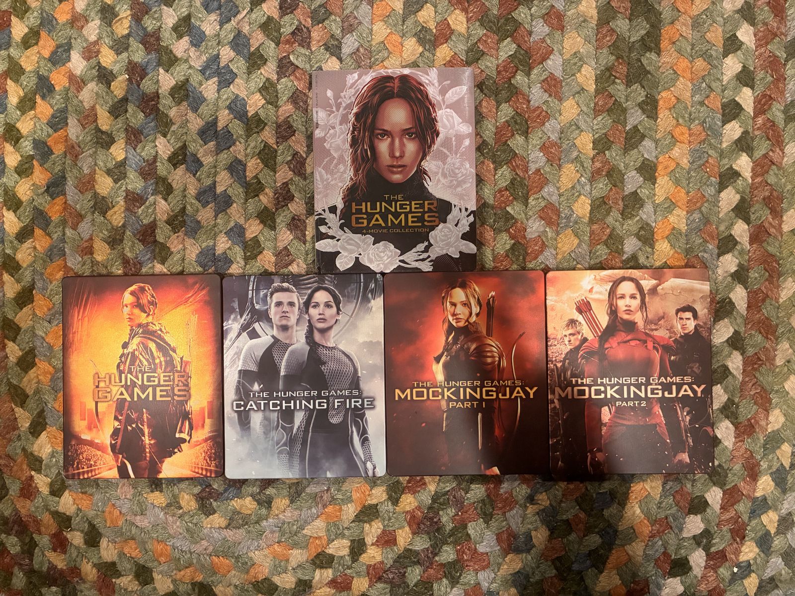 The Hunger Games 4K and Blu Ray Steelbook Lot