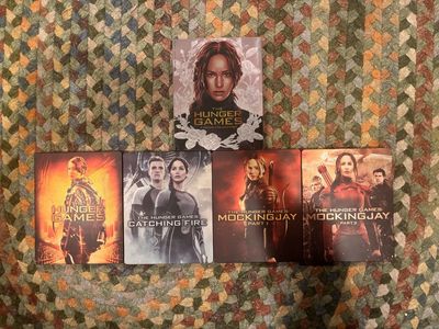 The Hunger Games 4K and Blu Ray Steelbook Lot