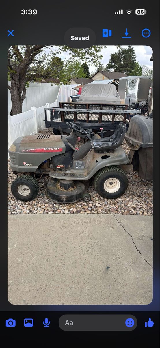 I will buy your mower
