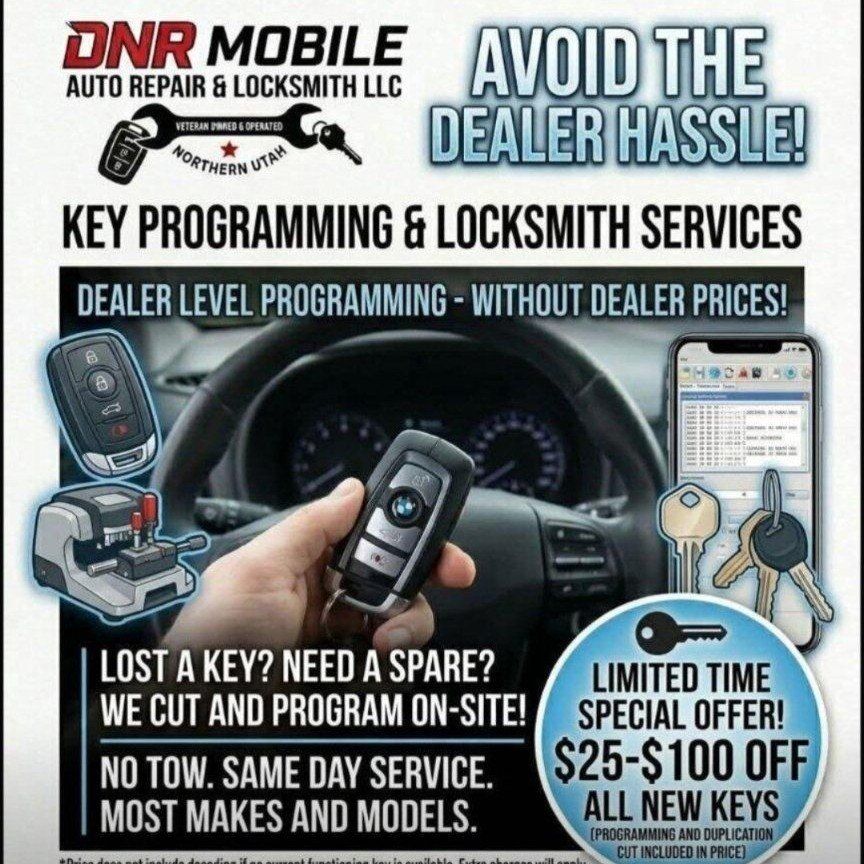 Extra Car Keys & Smart Fobs (Can Program)