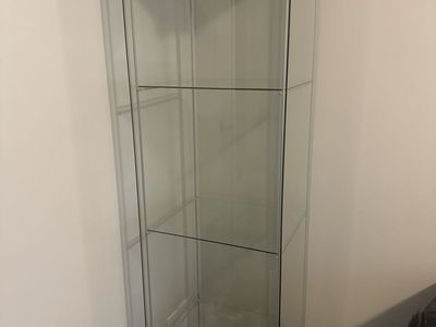 Glass display cabinet IKEA
