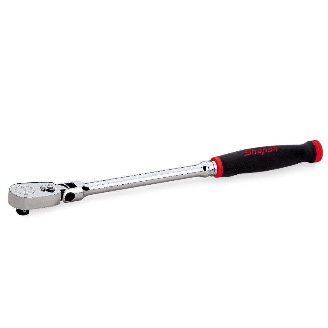 New Snap On 3/8 inch Long Handle Flex-Head Ratchet