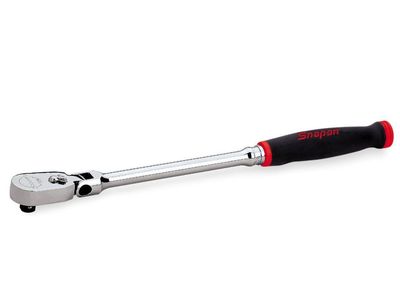 New Snap On 3/8 inch Long Handle Flex-Head Ratchet