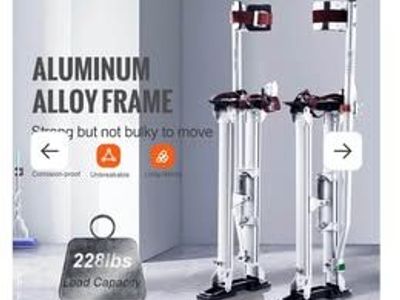 NEW Professional Drywall & Painter Stilts 24”-40” | Adjustable Aluminum