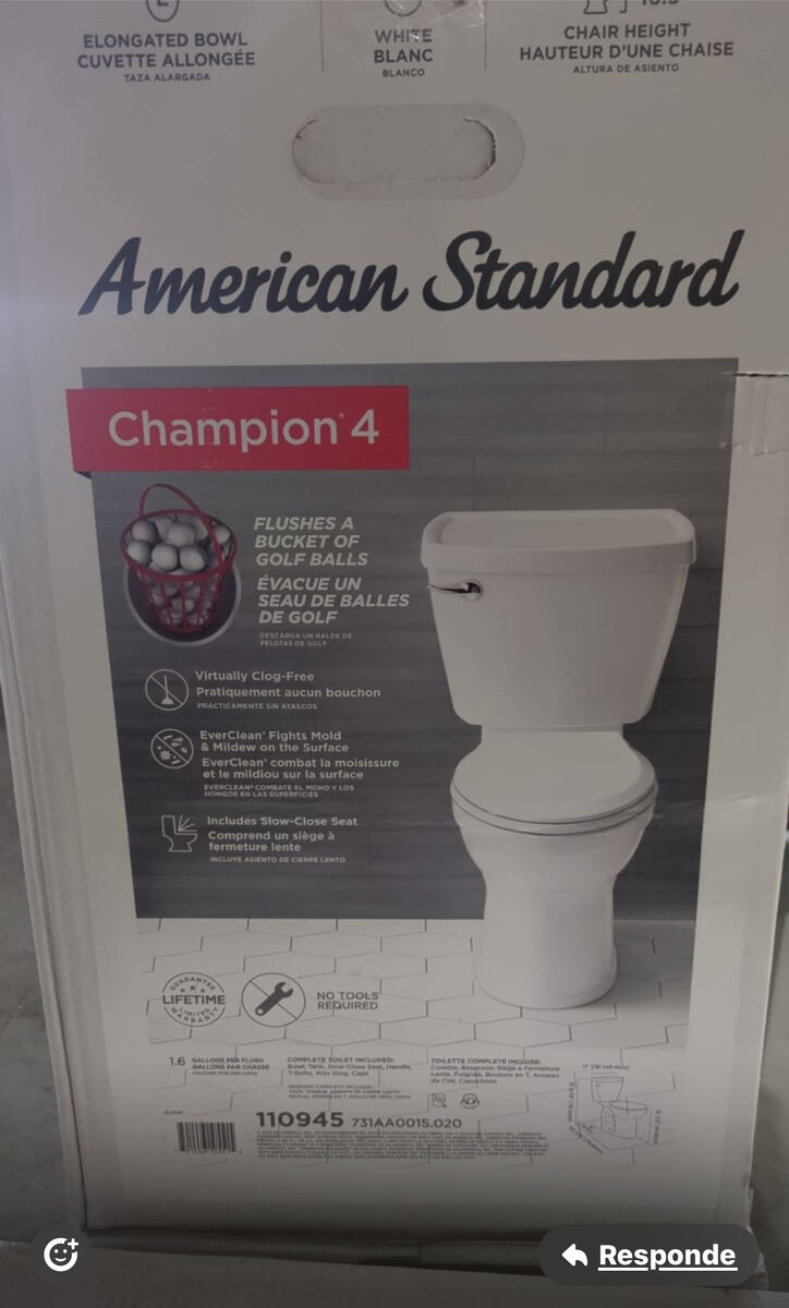 New American Standard Champion 4 Toilet