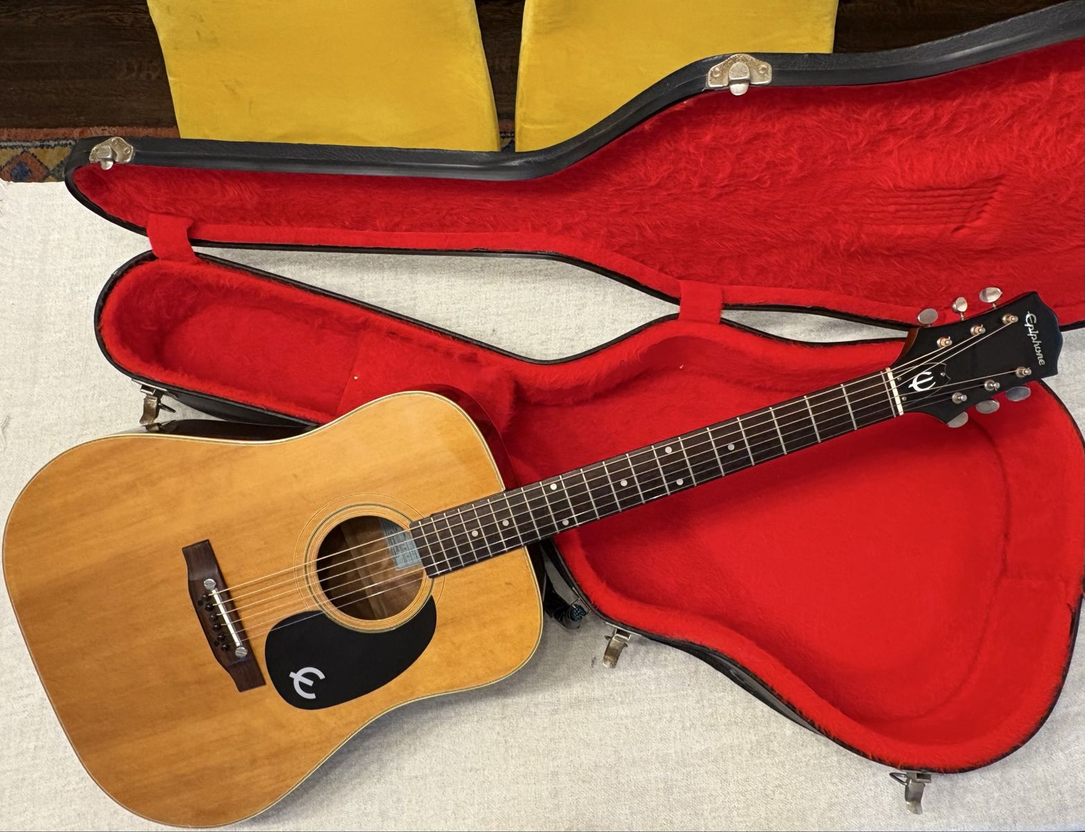 1970’s Epiphone Acoustic + Case