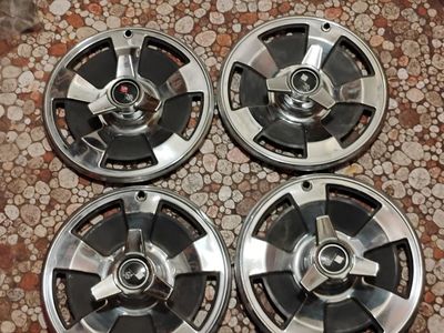 Corvette hubcaps on the 1960s