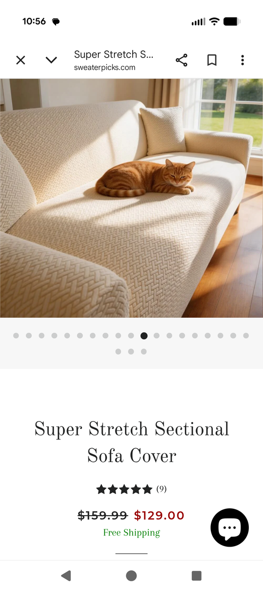 Super stretch couch or sectional covers