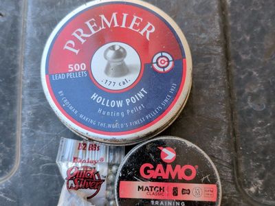 Assorted .177 Cal Pellets and BBs - Crosman Premier, Gamo Match, Daisy