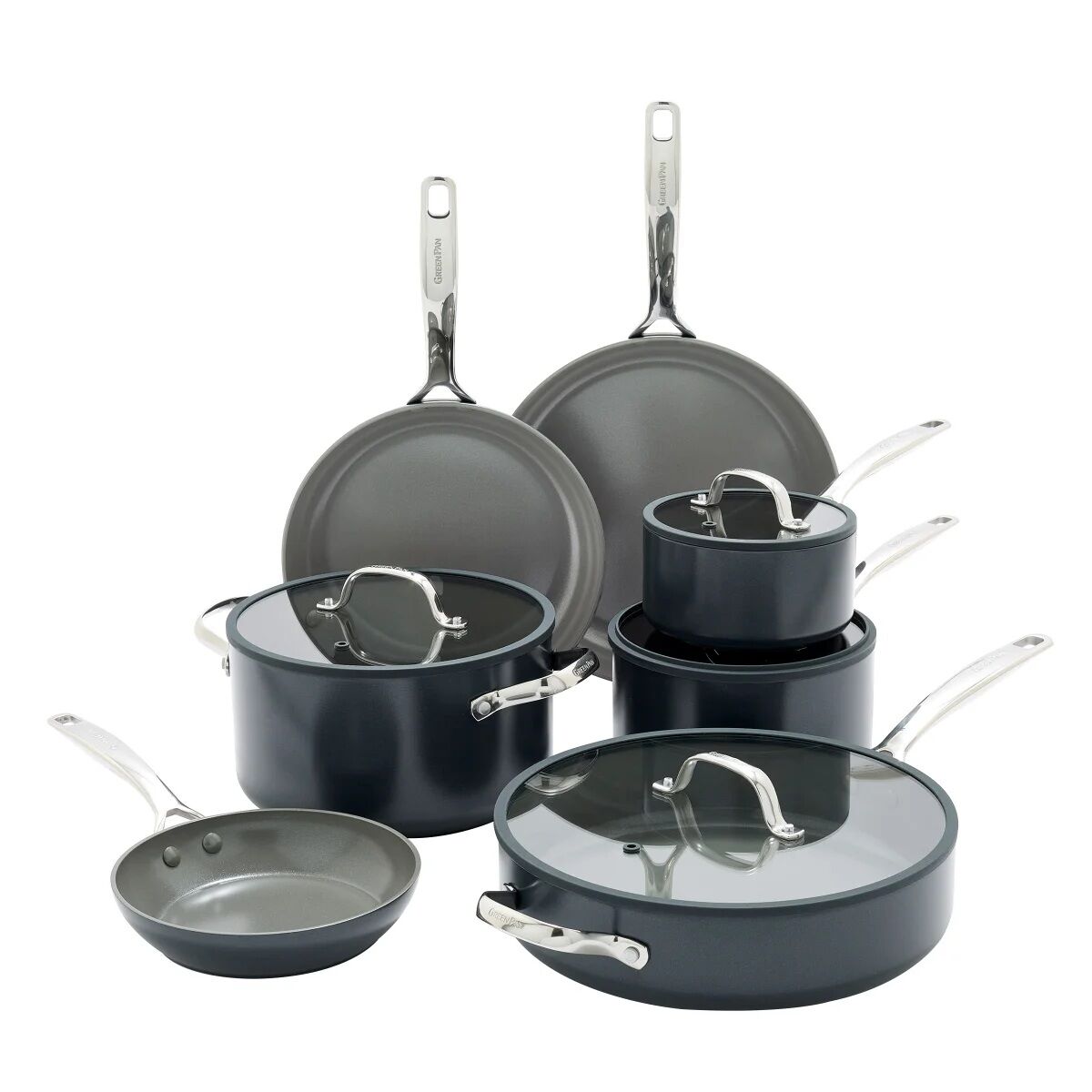 GreenPan Eras Ceramic Non-Stick 11-piece Cookware Set #99516