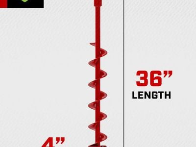 Earthquake EA4F 4" Auger Blade - 36" Length with Replaceable Abrasion Resistant Blades