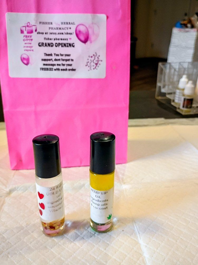 Fisher's Herbal Pharmacy 24 Karat Gold Infused Face & Body Oil Serum with Roller Ball Applicator
