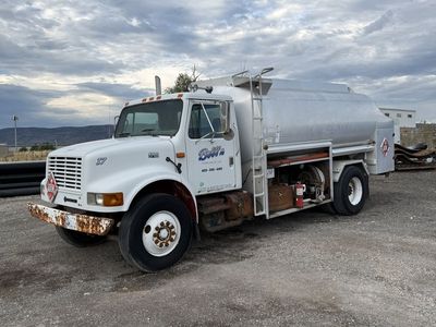 1991 International 4700 Fuel Tank Truck - White - Diesel - Used