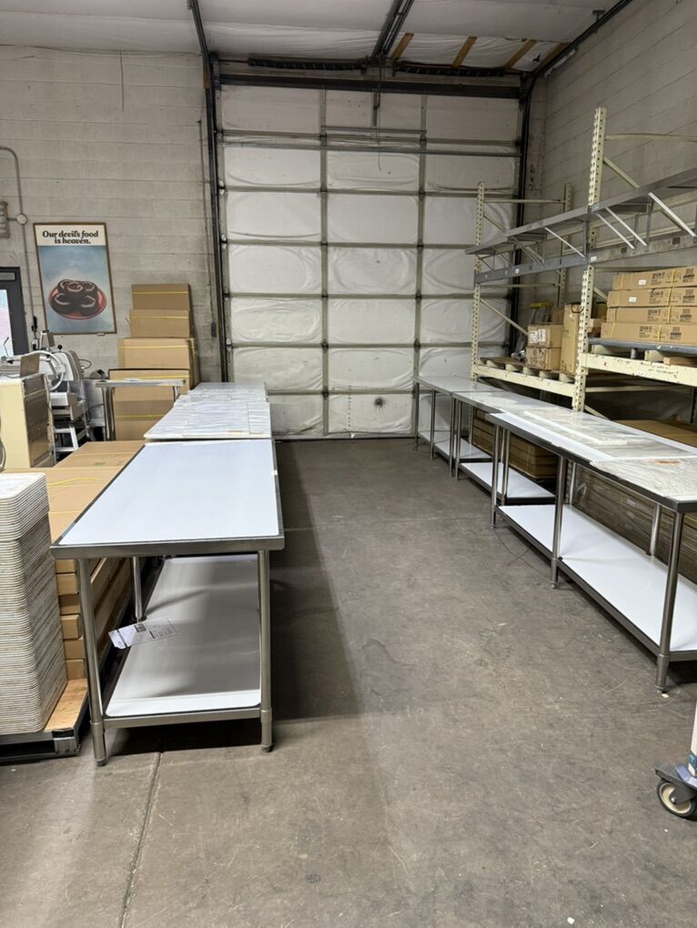 New Stainless Steel Tables All Sizes In Stock ,heavy duty available for sale