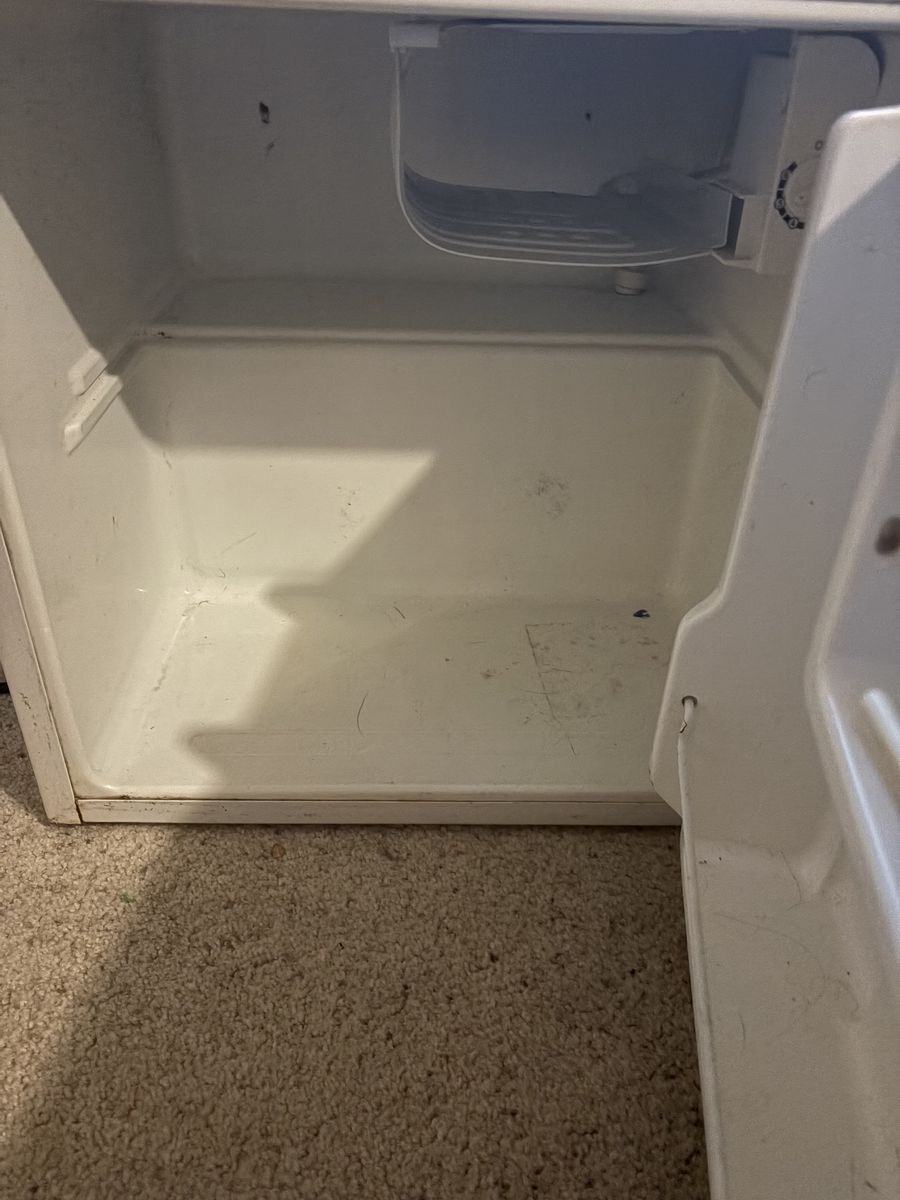 Mini Fridge With Tiny Freezer