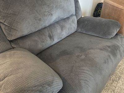 Dark Gray Recliner Double Wide